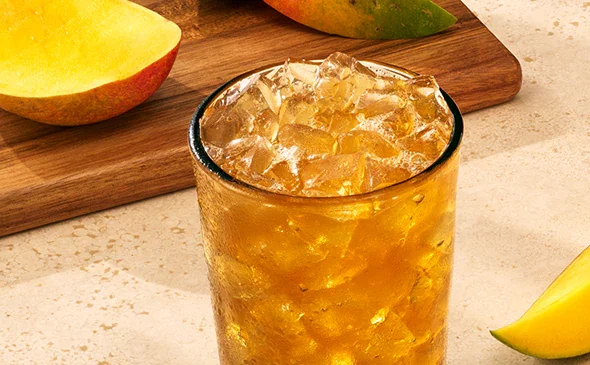 Mango-Passion Fruit Iced Tea